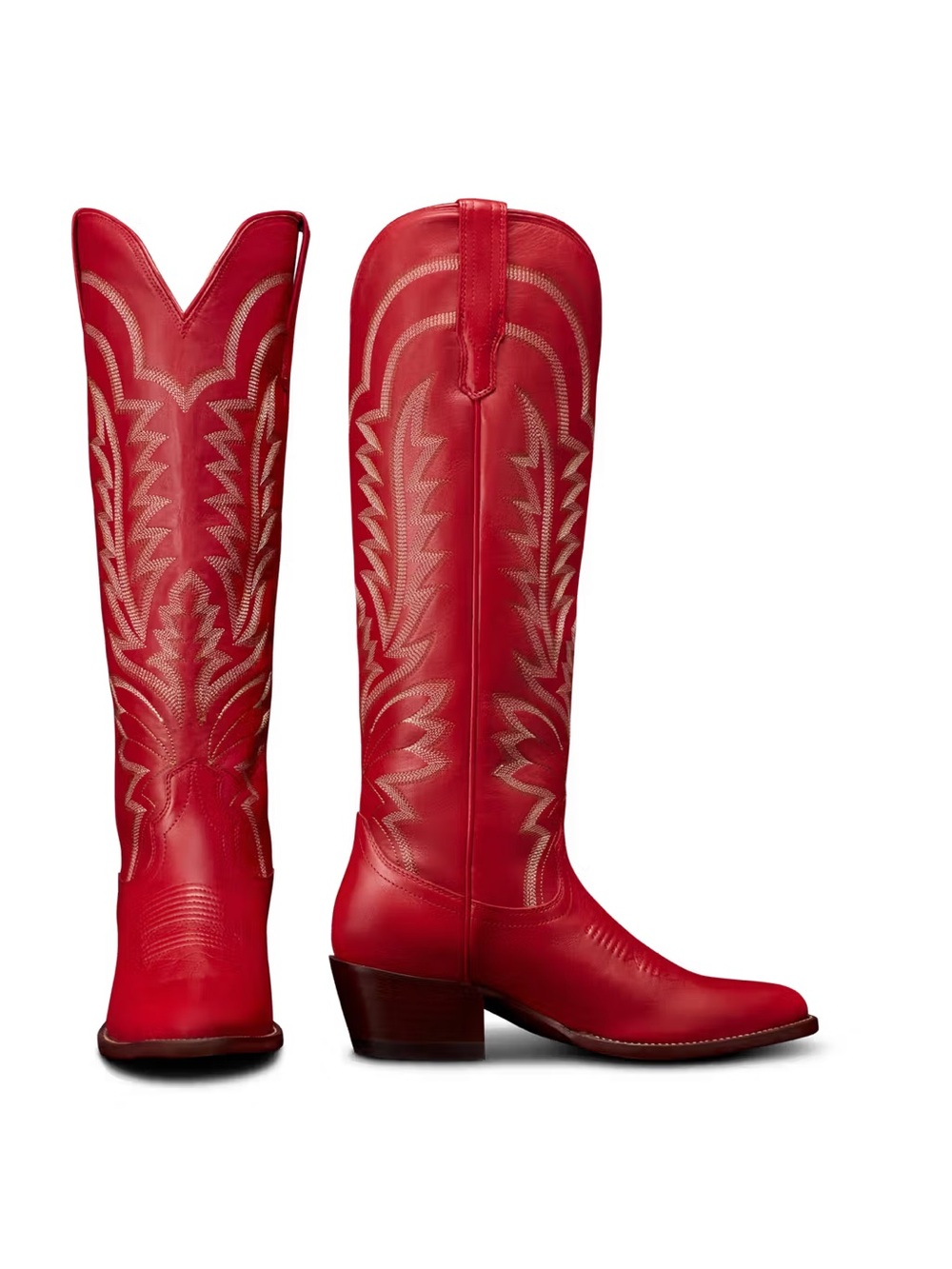 Tecovas Abby Crimson Red Women's Tall Western Boots